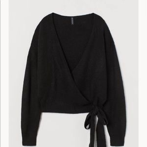 H&M Knit Wrap Front Cardigan
